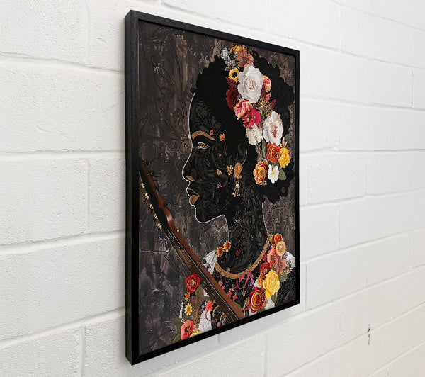 Black Floral Rhapsody