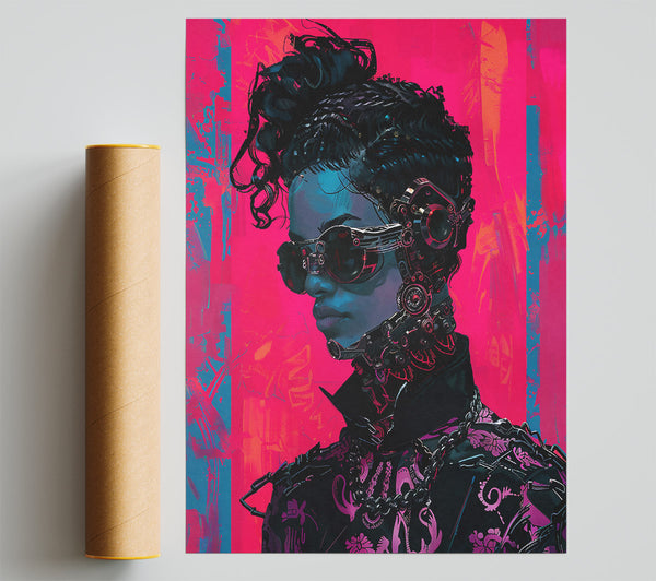 Cyberpunk Pink Haze