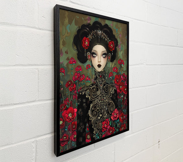 Crimson Garden Lady