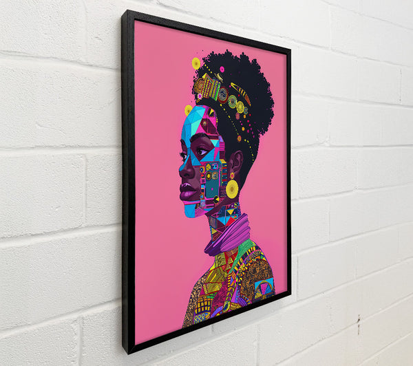 Pink Geometric Expression