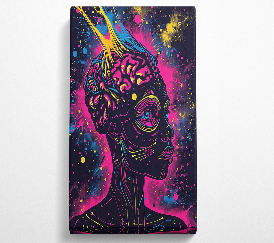  A Canvas Print of Pink Cosmic Mind Canvas Print