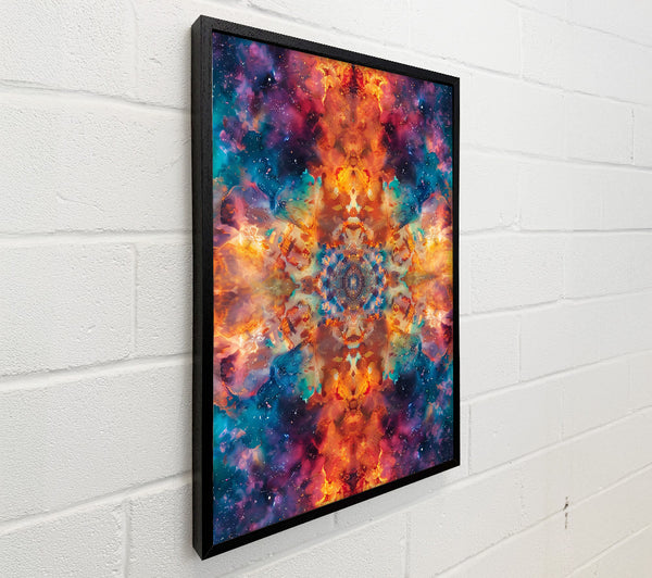 Orange Cosmic Tapestry