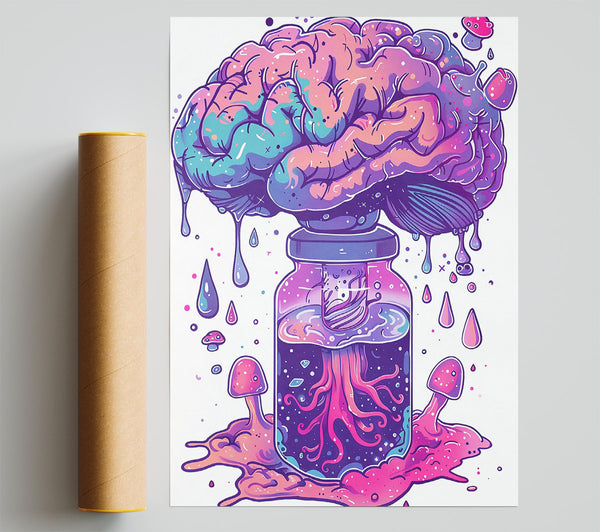 Pink Cosmic Brain Jar