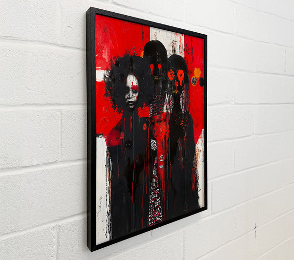 Crimson Canvas Faces