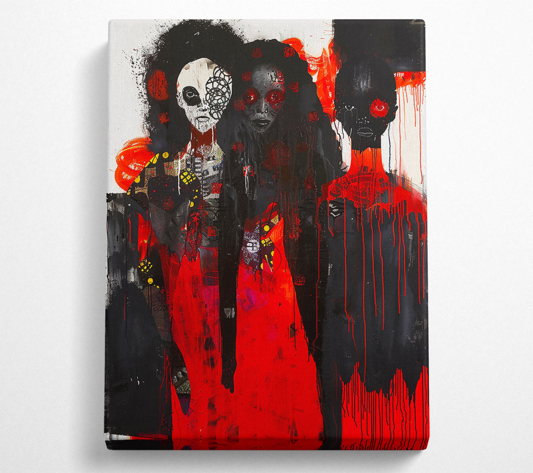  A Canvas Print of Crimson Whispers Canvas Print
