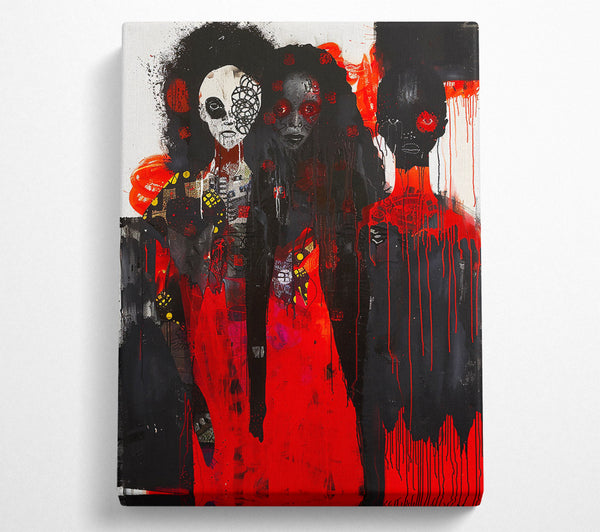  A Canvas Print of Crimson Whispers Canvas Print