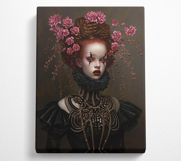  A Canvas Print of Crimson Crowned Queen Canvas Wall Art
