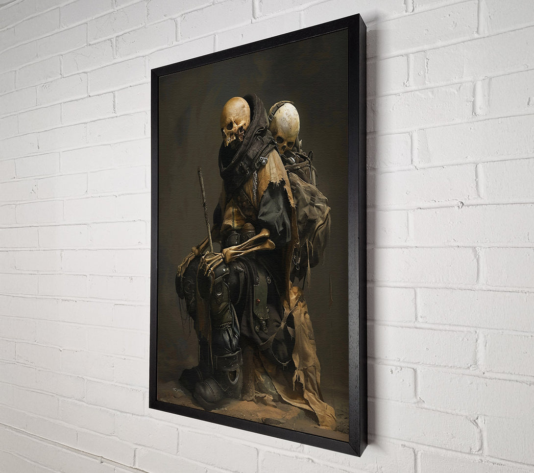  A Canvas Print of Pale Bones And Burden Canvas Wall Art