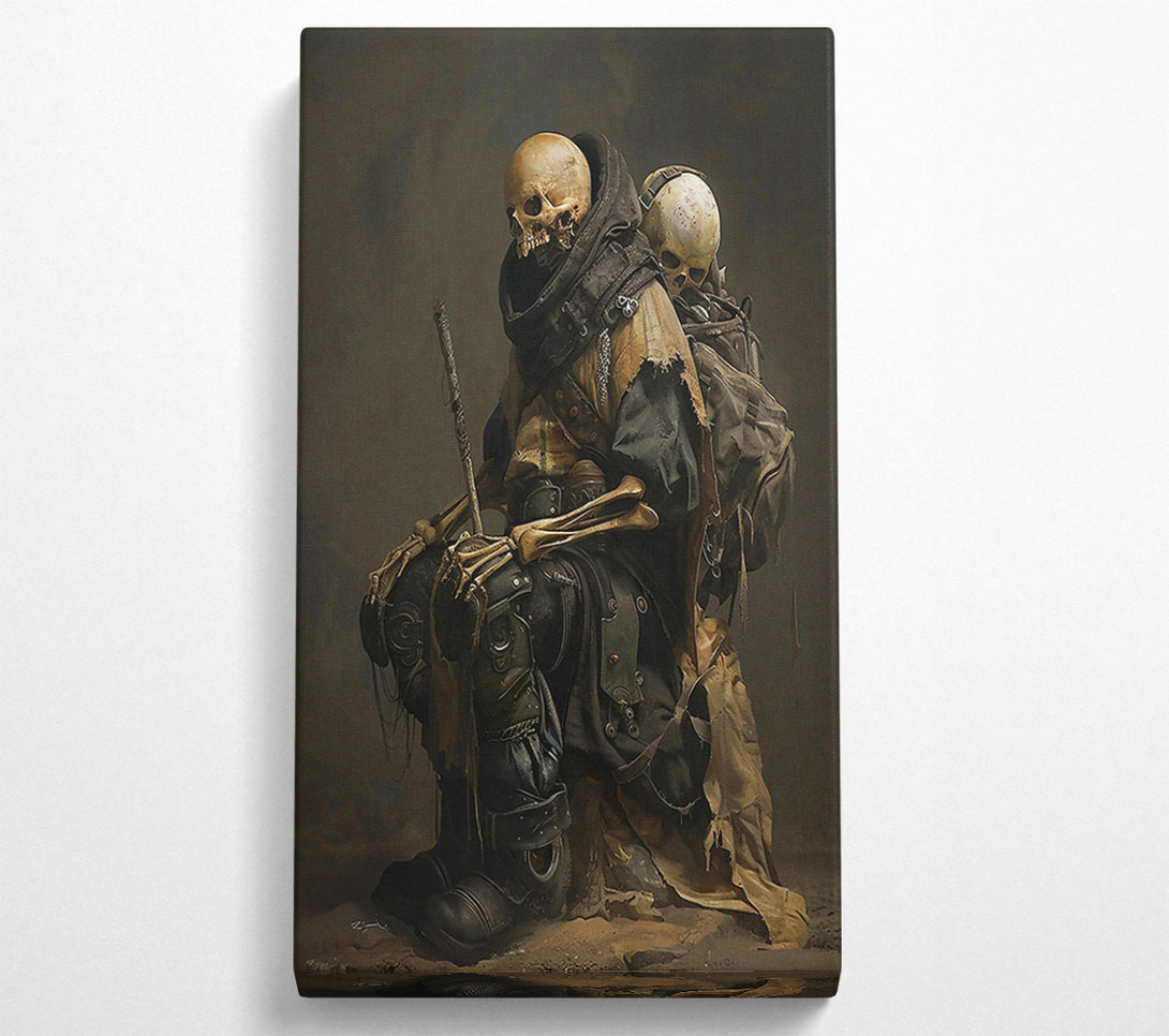  A Canvas Print of Pale Bones And Burden Canvas Wall Art