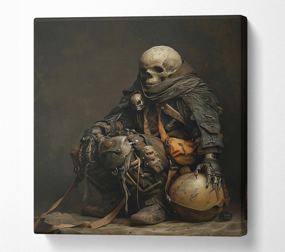  A Canvas Print of The Rusty Brown Wanderer Canvas Art
