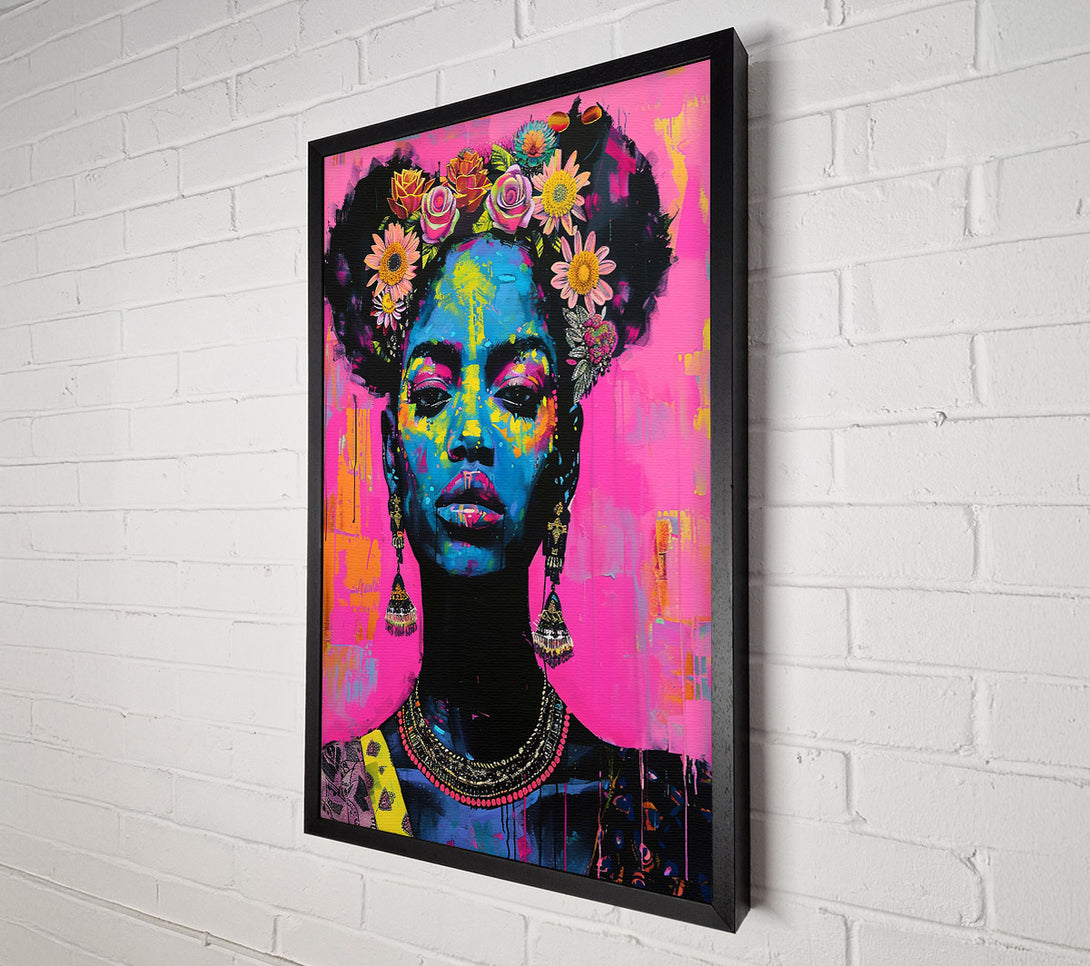  A Canvas Print of Pink Floral Majesty Canvas Art