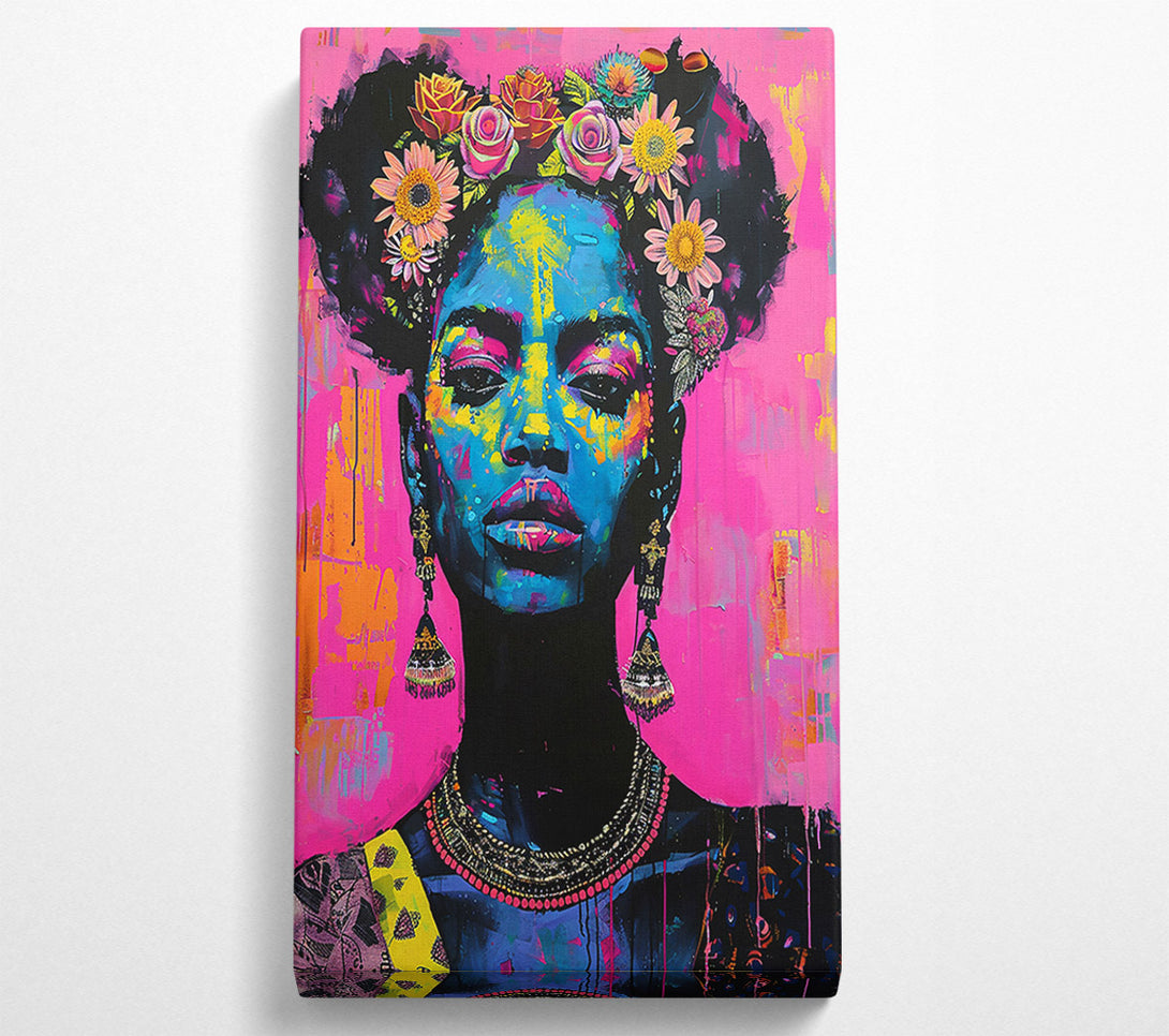  A Canvas Print of Pink Floral Majesty Canvas Art
