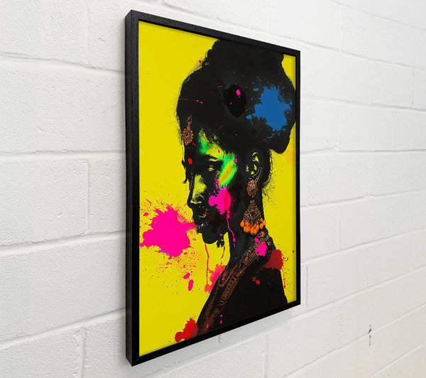 Yellow Splattered Profile