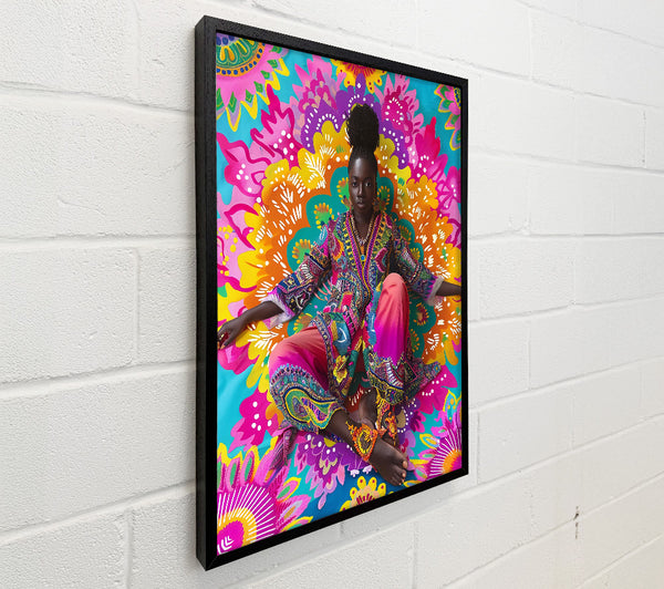 Pink Floral Tapestry
