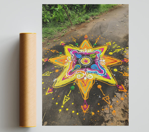Golden Road Mandala