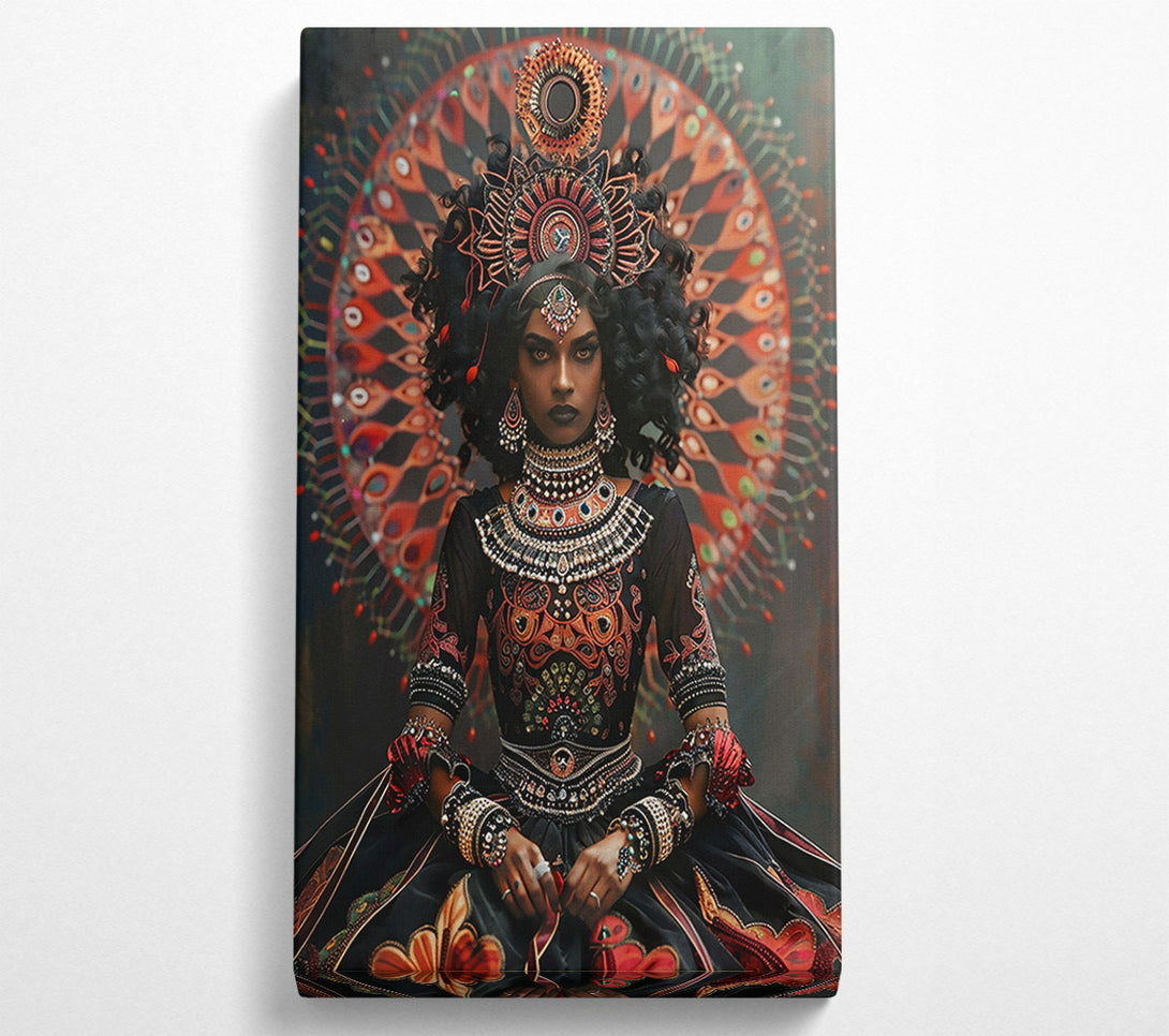  A Canvas Print of Crimson Peacock Queen Canvas Wall Art