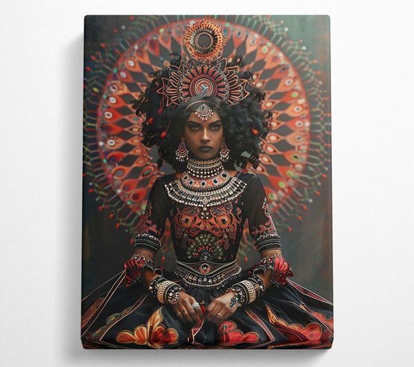  A Canvas Print of Crimson Peacock Queen Canvas Wall Art