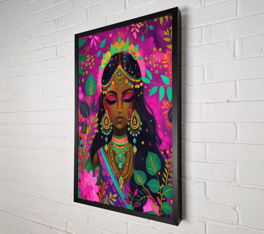  A Canvas Print of Pink Jewel Dreams Canvas Wall Art