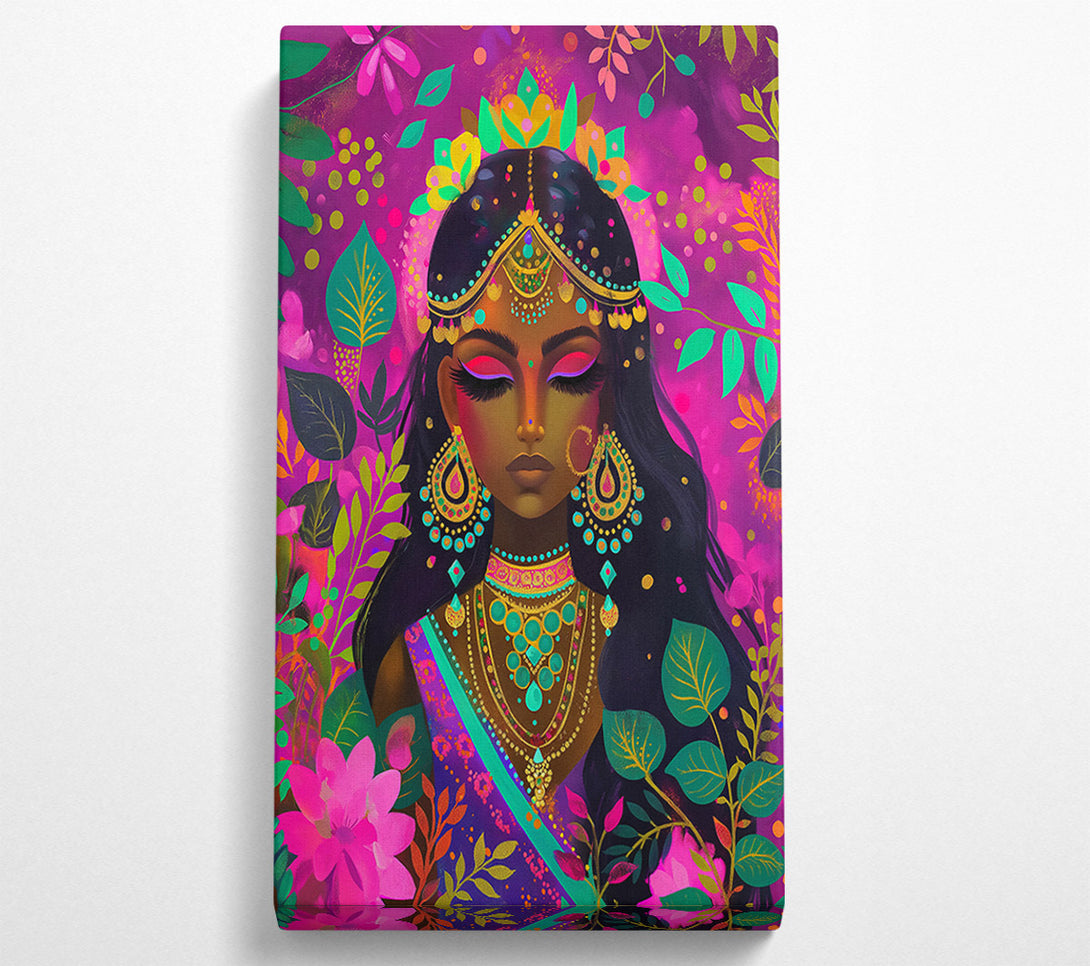 A Canvas Print of Pink Jewel Dreams Canvas Wall Art