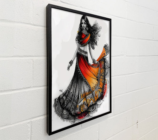 Orange And Black Dance
