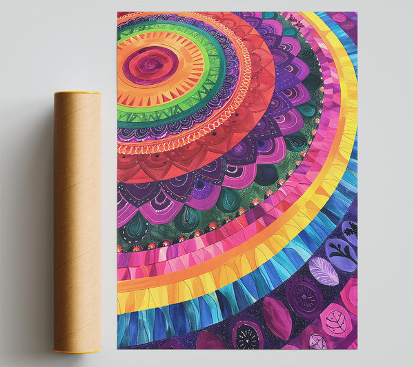 Orange Mandala Dream