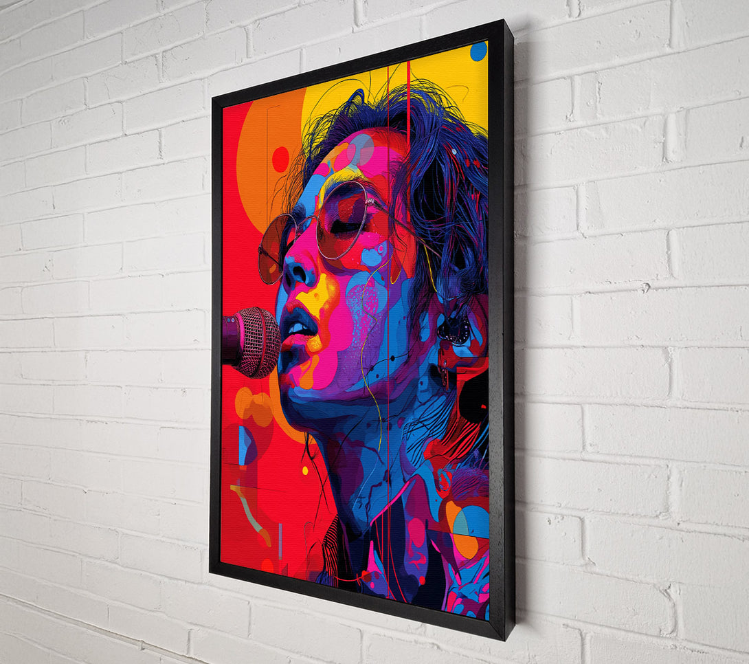  A Canvas Print of Trippy On The Mic Canvas Wall Art
