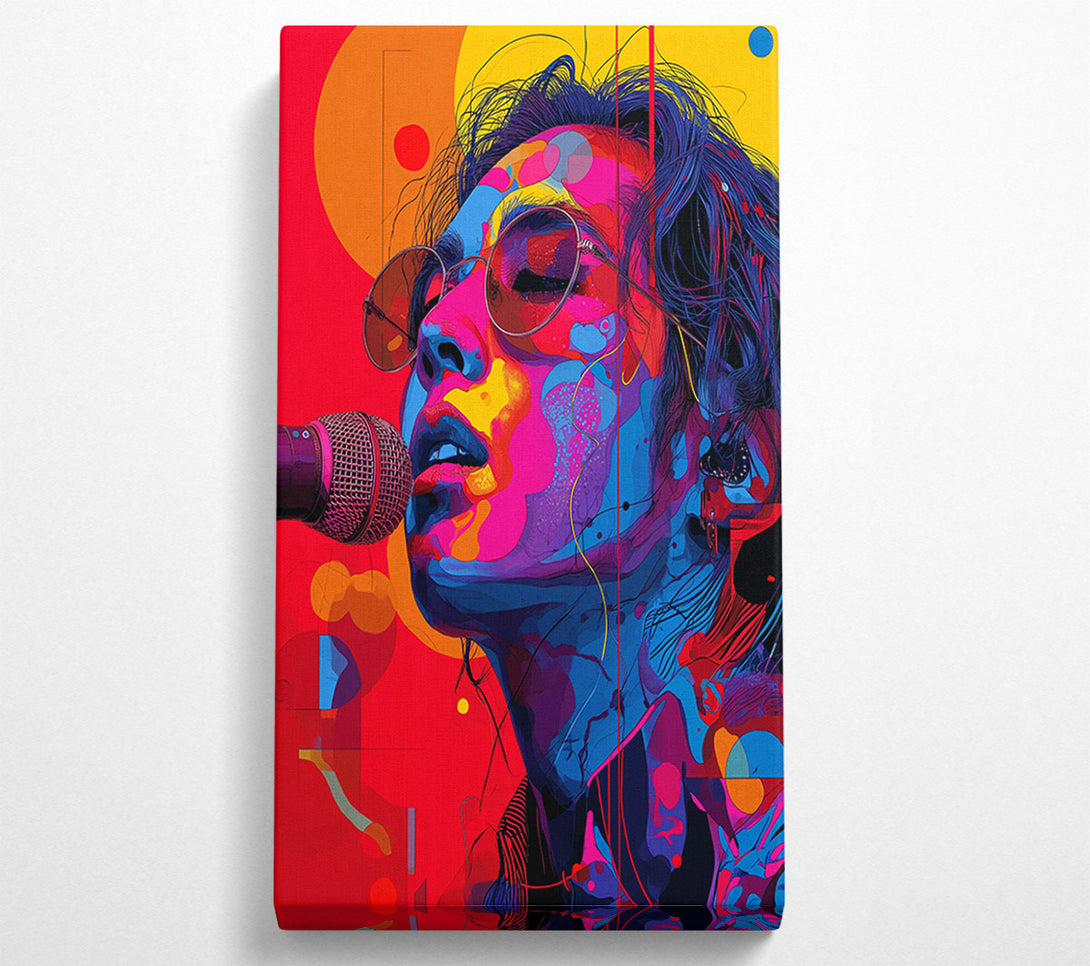  A Canvas Print of Trippy On The Mic Canvas Wall Art