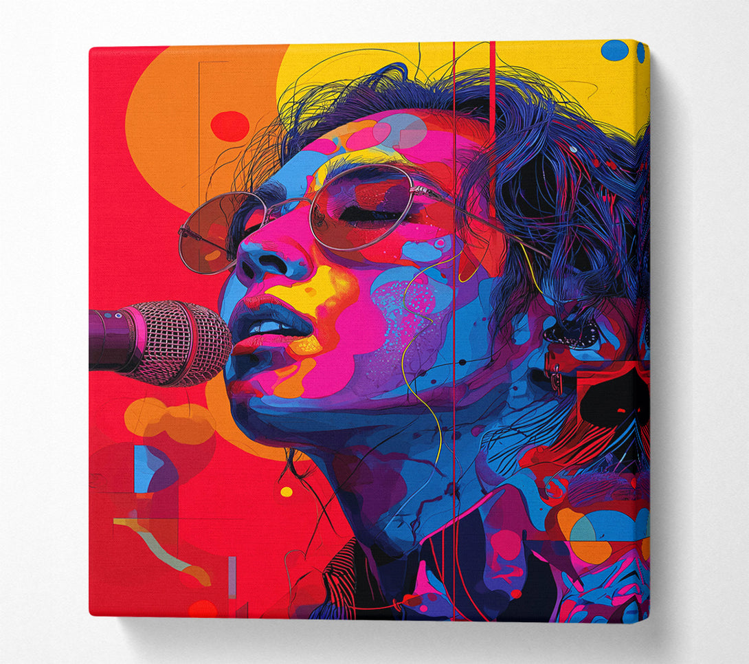  A Canvas Print of Trippy On The Mic Canvas Wall Art