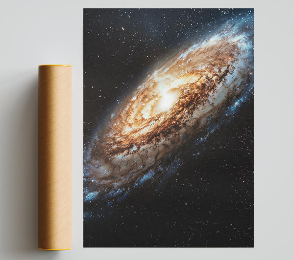 Golden Galactic Spiral