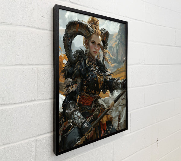 Golden Horned Rider