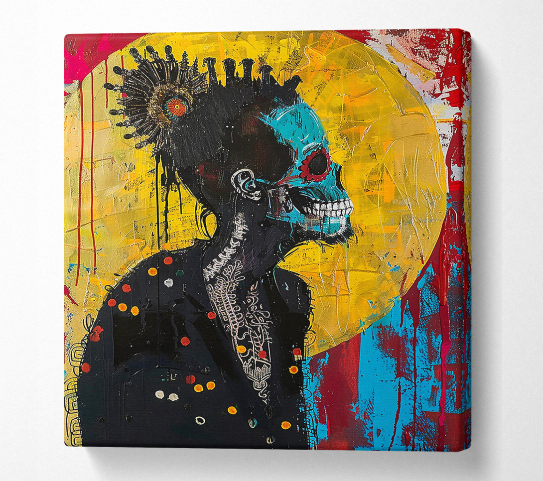  A Canvas Print of Yellow Soul Portrait Canvas Art