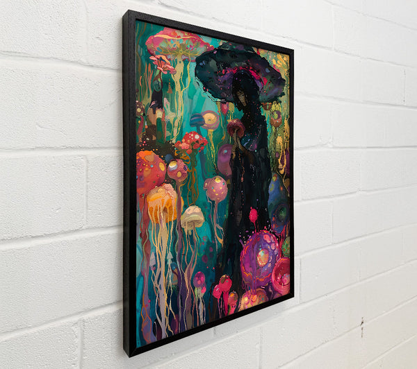 Black & Purple Fungal Dream