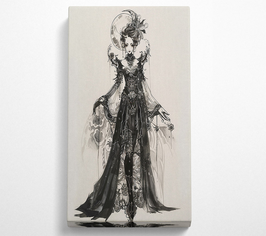  A Canvas Print of Black Moon Empress Canvas Art