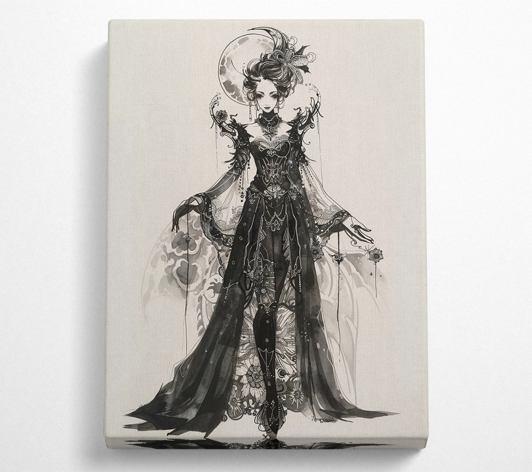  A Canvas Print of Black Moon Empress Canvas Art