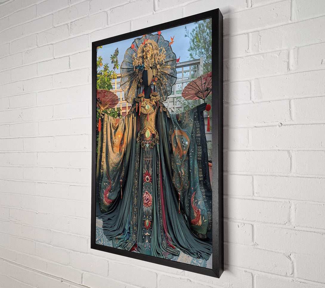 A Canvas Print of Emerald Celestial Majesty Canvas Print