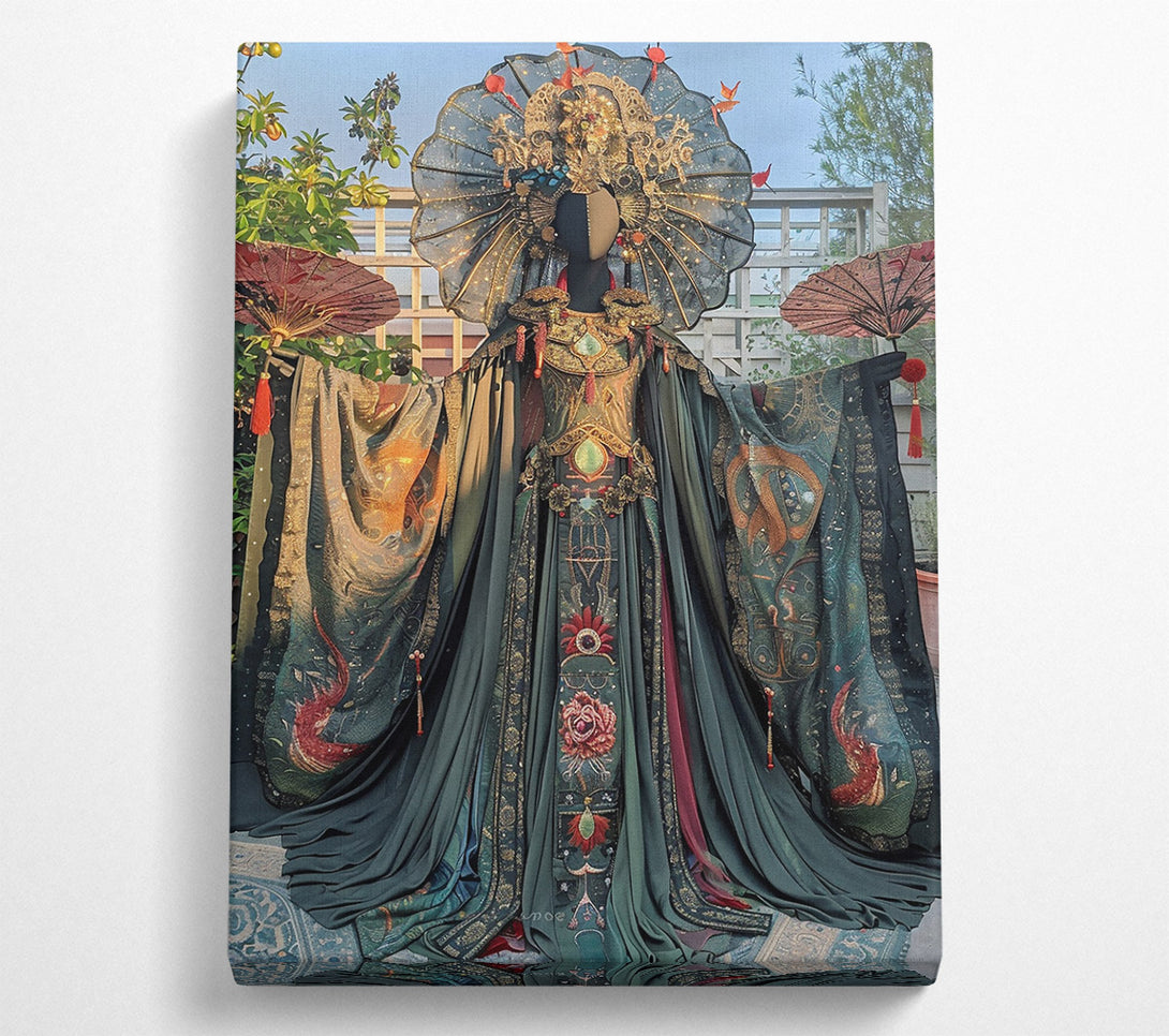  A Canvas Print of Emerald Celestial Majesty Canvas Print