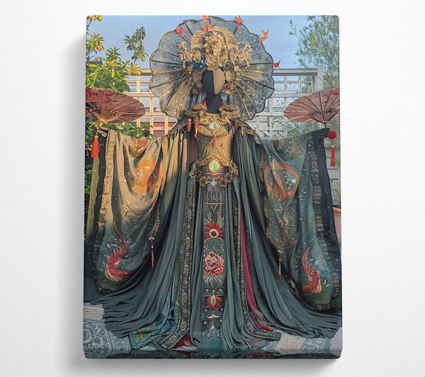  A Canvas Print of Emerald Celestial Majesty Canvas Print