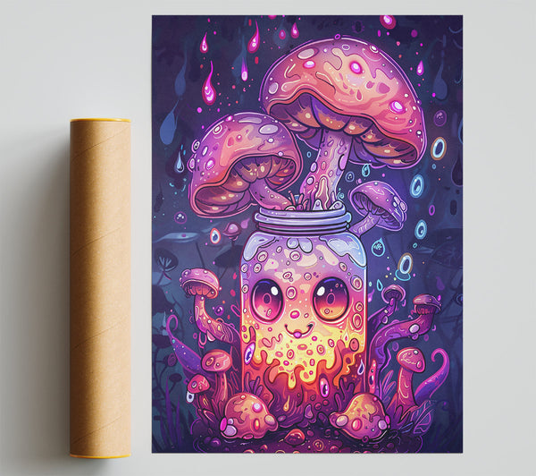 Purple Glowing Jar