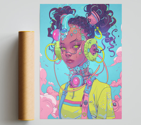 Yellow Cyborg Dreamscape