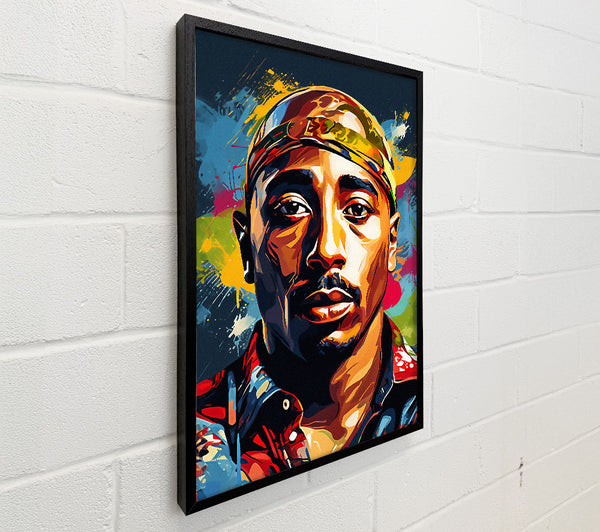 Tupac Paint Splash
