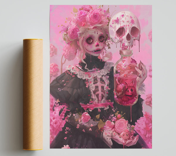 Pink Sugar Skull Dreams