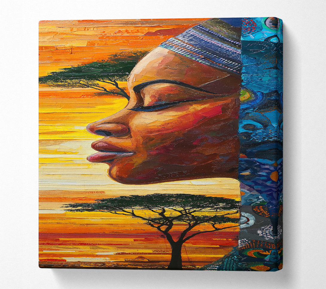 A Canvas Print of Golden Soul'S Sunset Canvas Art