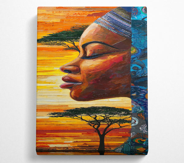  A Canvas Print of Golden Soul'S Sunset Canvas Art