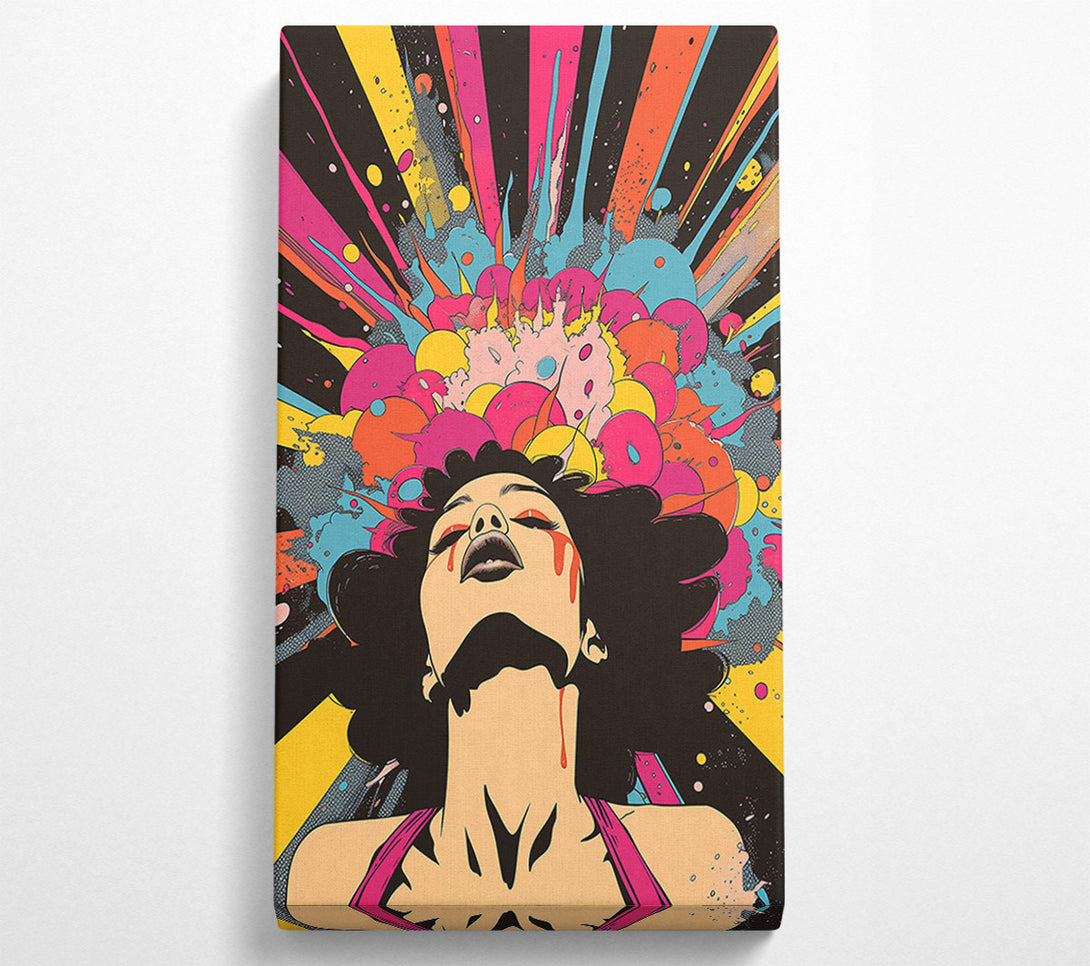  A Canvas Print of Pink Explosion Canvas Wall Art