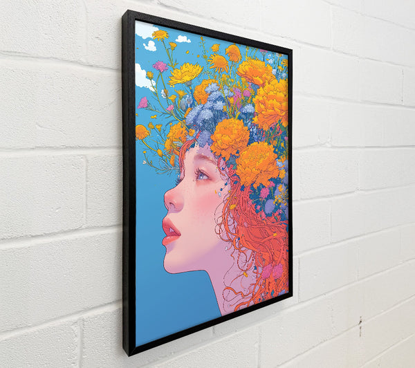 Golden Floral Reverie