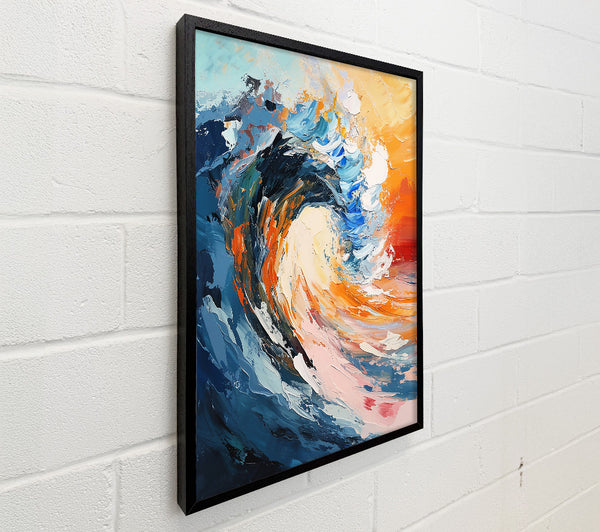 Ocean Blue Crashing Wave