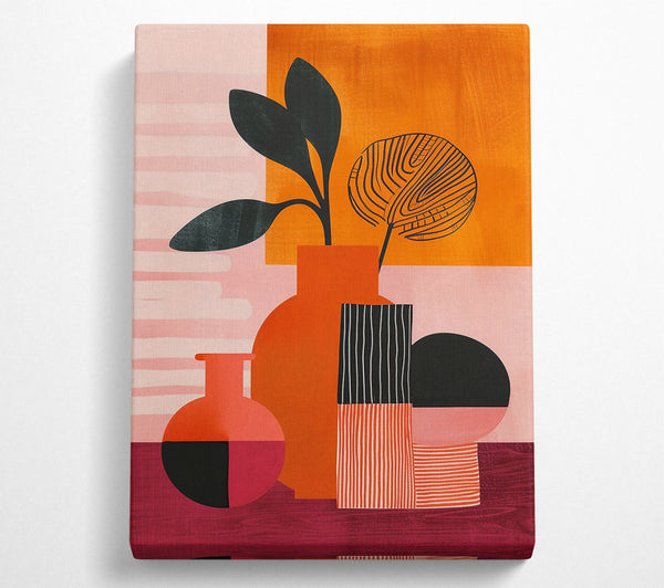  A Canvas Print of Crimson Still Life Canvas Art