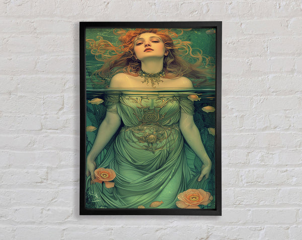 Under The Water Framed Print