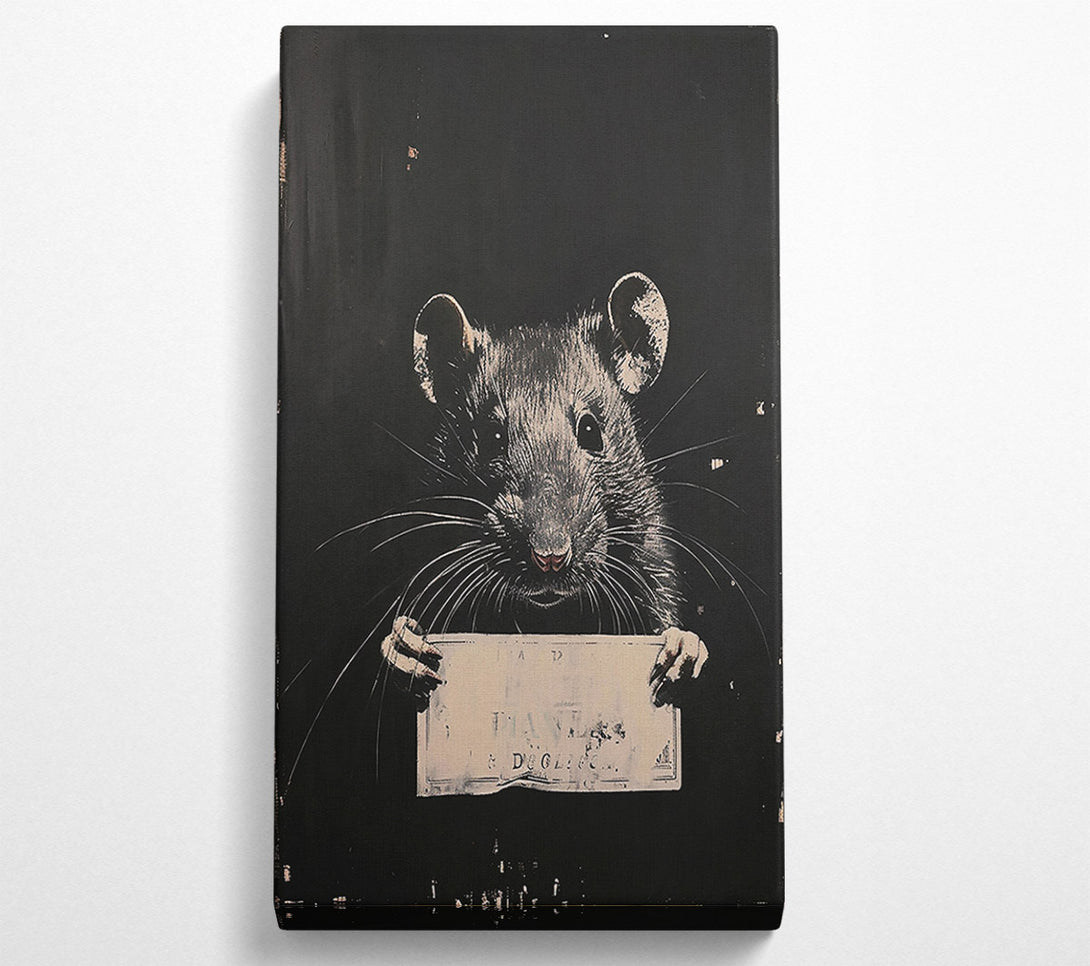  A Canvas Print of Black Rat'S Confession Canvas Art