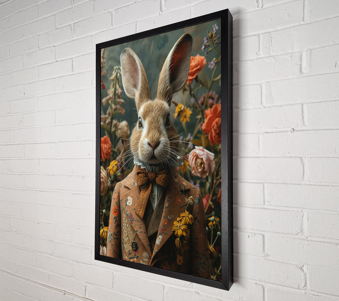  A Canvas Print of Brown Bunny'S Bloom Canvas Art